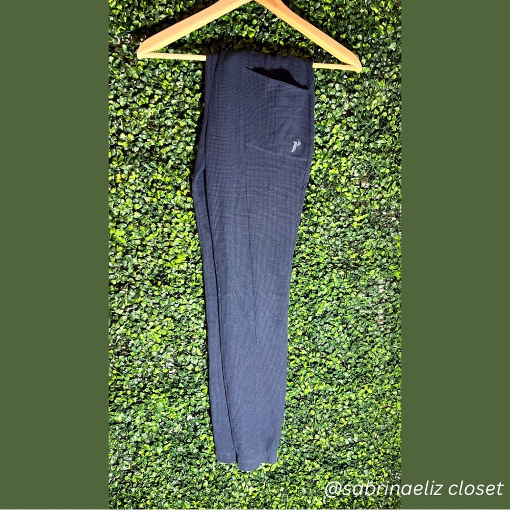 1st Phorm Waffle Joggers Navy Athletic Pants Tapered Fit Size S